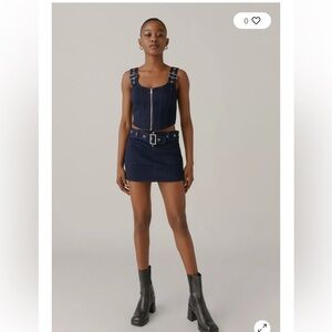 Urban outfitters Stassie denim set size small NWOT